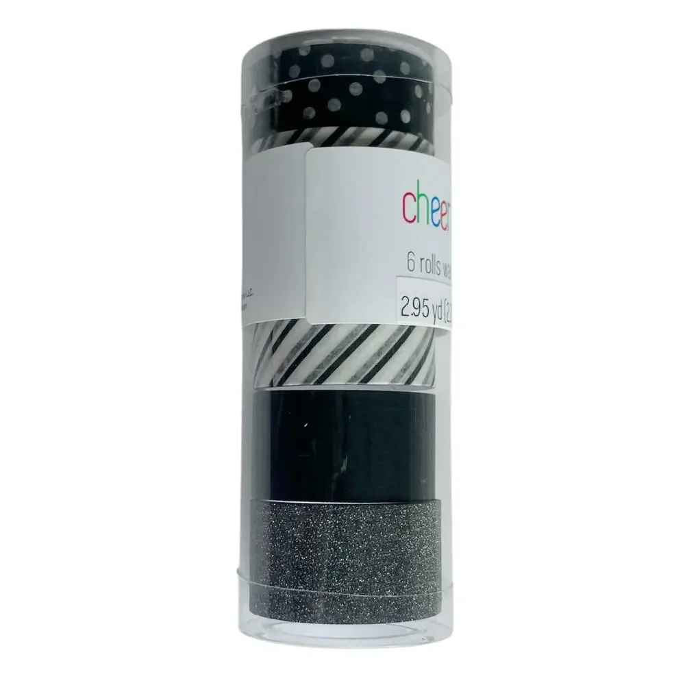 Cheer and Co Washi Tape Set of 6 NWT